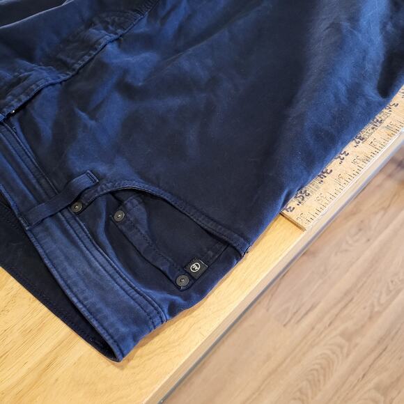 AG Adriano Goldschmied Everett Slim Straight Black 38x32 Jeans - Picture 6 of 16